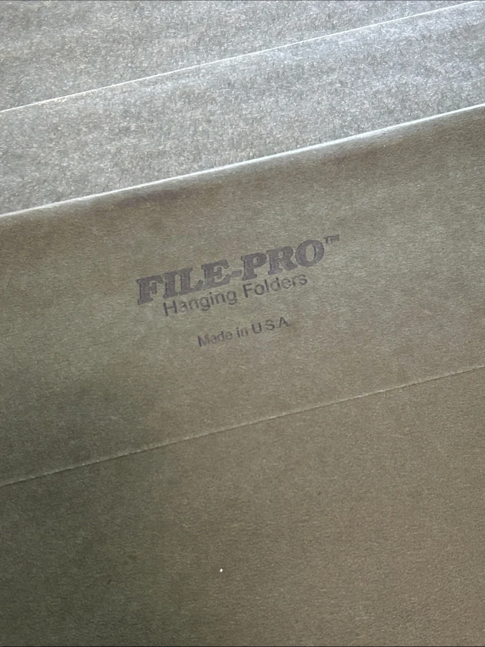Olive Green Hanging File Folders -28 Pack